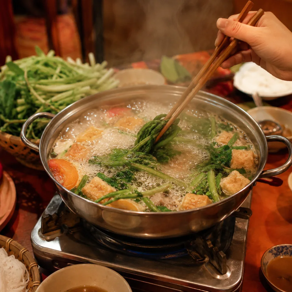 Bàn ăn tại Nem Chả Hồng Kiên